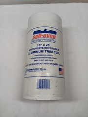 Sell-Even Appleton Supply Co(by Gibraltar) 10″x 25′ White Aluminum Trim Coil NOS