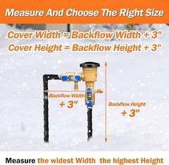 Winter Freeze Protection Insulated Cover, 80″ x 70″