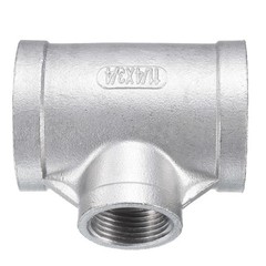 Tee Pipe Fitting (3/4″ x 1-1/4″ x 1-1/4″) NPT Female Reducer 3 Way T-Connector