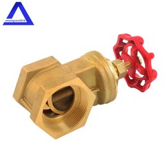 2-1/2″ Female NPT DN65 Non Rising Stem Brass Gate Valve Manual Rotary Sluice