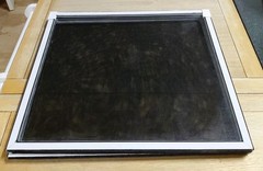 (2) MD Adjustable Window Screen Frame 18 In X 20-37in Read Description