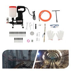 0-10000PSI Electric Grouting Machine High Pressure Grouting Injection Pump 1100W