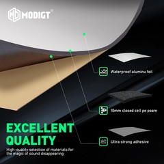 10mm Fireproof Sound Deadener Heat Insulation Mat For High temperature equipment