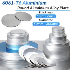 Dia 50mm~300mm 1mm-6mm Aluminium Discs/Circles/Round Blanks Precision Laser Cut