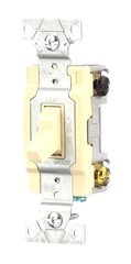 Eaton CSB420V Premium 4-way Toggle Light Switch 15/20Amp Ivory 120/277V