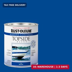 Rust-Oleum 396958 Marine Coatings Topside Paint, Quart, Gloss Navy Blue