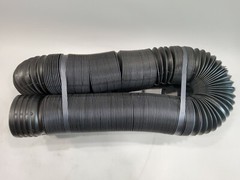 FLEX-Drain 25′ Solid Polypropylene Pipe Flexible Expandable Drainage (3-PK)