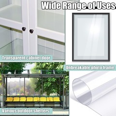 Beeveer Polycarbonate Clear Plastic Sheet 1 Pcs 48″ x 48 x 144 inches,