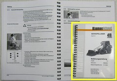 Kramer Allrad 418 Serie 2 Betriebsanleitung Schaufellader Typ 311-10 Stand 2001