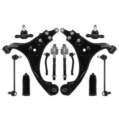 Front Lower Control Arm Ball Joint Tie Rod Ends Sway Bar Kia Forte 2010-2013 EPS