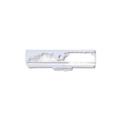 Westinghouse White 2 lights Incandescent Bathroom Channel Wall Fixture 6640300