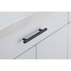 Elegant Decor Dior Zinc Alloy Bar Pull Multipack in Black (Set of 10)