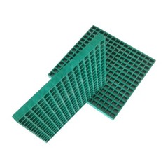 PreAsion® Green Fiberglass FRP Grating 1.9ft*1.9ft Glass Fiber Reinforced