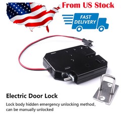 12V DC 2A ELECTRIC MAGNETIC LOCK INTELLIGENT CABINET DOOR LOCK FAIL SECURE
