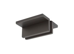 Ceiling Mounted Support Fin Bracket Patch Fitting – Dark Bronze Anodized