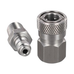 8mm Quick Disconnect Connector Male and Female Set for 1/8 NPT Air Pipe Systems