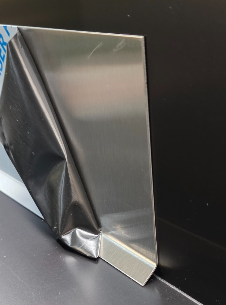 Stainless Steel 304#4 Brushed Cove Base Restaurant Kitchen 20 Gauge 6″ x 24″