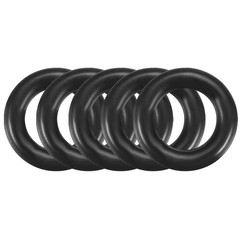 100Pcs 7×1.5mm Nitrile Rubber O-rings Heat Resistant Sealing Ring Grommets Black