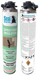 Seal Spray Closed Cell Insulating Foam Can Kit w/Gun Applicator&Cleaner (150 BF)