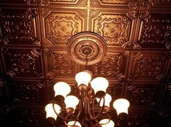 Faux Tin Ceiling Tile Decorative Tin Walls Panel PL16 Traditional copper 10Pcs