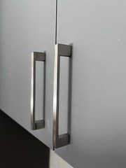 (10pc) Silverline Brushed Statin Nickel Cabinet Drawer Handle Pull 5″