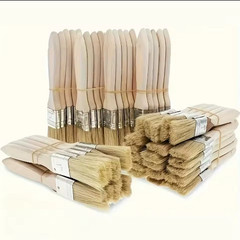 10 Pack – 1 Chip Brushes for Paints, Stains, Varnishes, Glues & Gesso