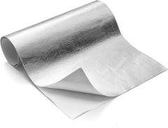 Aluminized Heat Shield Thermal Barrier Adhesive Backed Heat Blanket 24” X 24”,