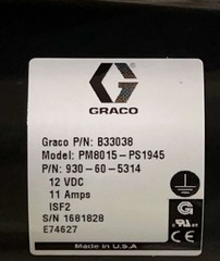 Graco Wolverine Drive Module 12VDC 1/11HP Pump Motor 1/4 3/8 1/2 Plunger A30000
