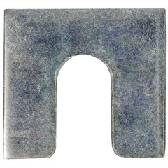 AVC.3156 AUVECO 3156 Shim, 1/8 in THK x 3/8 in Slot x 1-1/4 x 1-1/8 in, Zinc