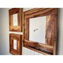 Handmade Rustic Redwood Frames, Combo 3 Pack, 8×10, 5×7, 4×6