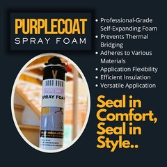 Vega Bond Purplecoat Single Component Spray Foam Insulation 6-Packs-120BF
