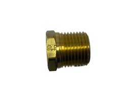 (6) NEW OLD STOCK Parker 1/2” MNPT Brass Hex Head Pipe Plug 218P-8