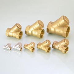 Brass In-Line Y Strainer / Filter 1/4″ 3/8″ 1/2″ 3/4″ 1″ 1 1/4″ 1 1/2″ 2″ BSP