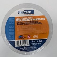 Shurtape MB 300CT Cold Weather Metal Building Insulation Tape 3in x 150ft 2 Pack