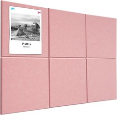 Large Cork Board Alternative 36″ X 24″ Bulletin Board – 6 Pack Removable Felt…