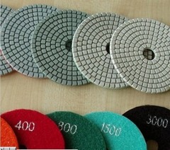 5″ 125 mm POLISHING sanding PAD Grit 50 16 PIECE masonry terrazzo tile grinding