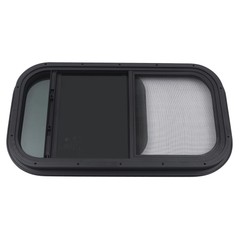 RV Window 12×22 Vertical Sliding with Screen for Camper Trailer