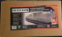 Uline S-23687 Quick Dam Flood Barrier 6″ x 17′ 5 pack