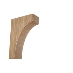 Ekena Millwork Bktw05X08X12Cvro Clarksville Wood Brackets 5 1/4W X 8D X 12H Red