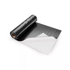 10 X 100 Ft. Plastic Sheeting, 6 Mil Heavy Duty Roll, Black and White Double-Sid