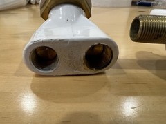 WaterSaver Gooseneck Sidewall/panel Mount Cold Water Fixture W/control