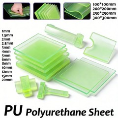 PU Rubber Sheet Polyurethane Plate Thick 1mm-20mm Urethane Rubber Board Cushion