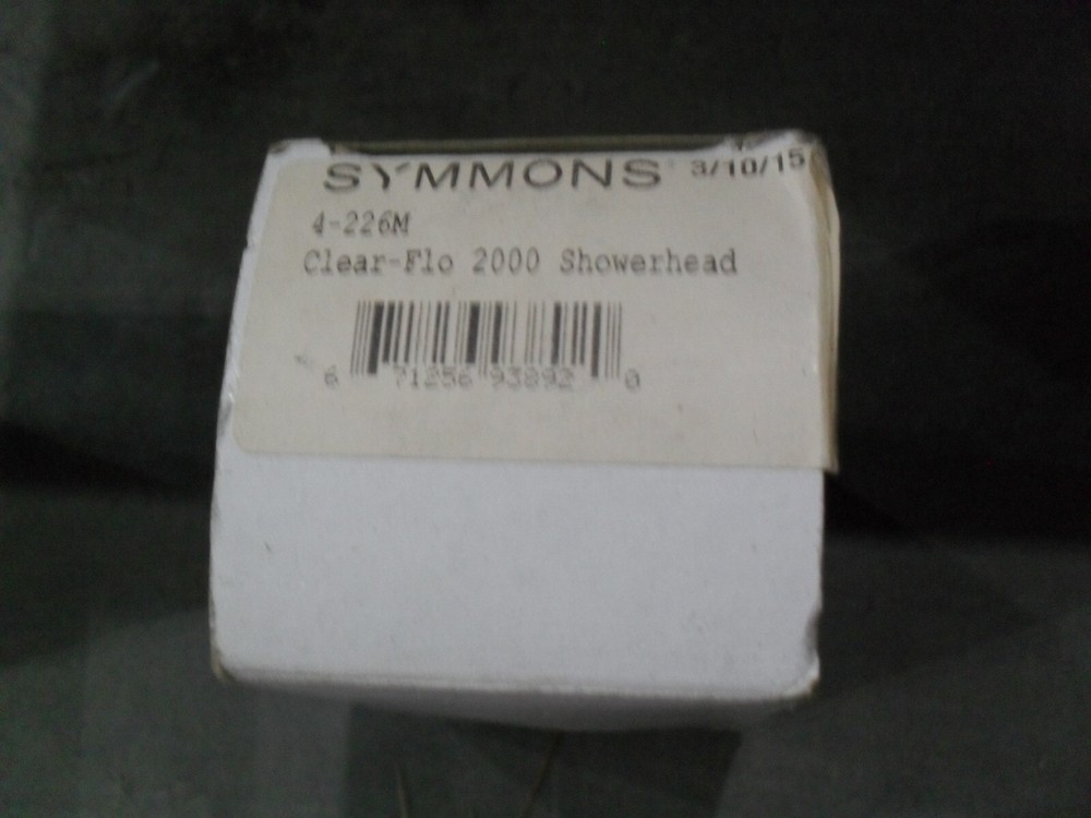 Symmons 4-226M Clear-Flo 2000 Shower head Chrome