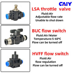 Pneumatic Mini Ball Valve Quick Fitting 4Mm 6Mm 8Mm 10Mm 12Mm Hose Air Compresso