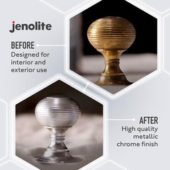 JENOLITE Chrome Spray Paint – Smooth 13.52 Fl Oz (Pack of 1),