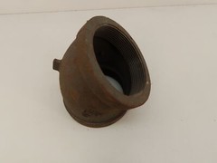 Ward 4″ 45° Elbow Black Pipe Fitting Malleable Iron Class 150 USA