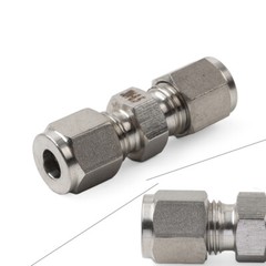 1Pc 1/4″ 6.5mm Equal OD Straight Through Ferrule Pipe Tube Connector 