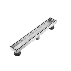AVSIILE Linear Shower Floor Drain, 18 Inch Brushed 18 Inch, Stainless