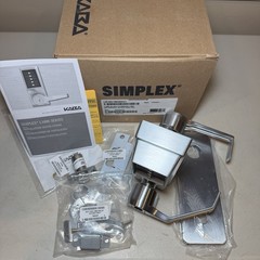 Kaba Simplex LR1021M-26D-41 Mechanical Push Button Lockset, Lever Right Hand NEW