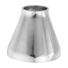 PATIKIL Concentric Reducer Steel Butt 3″ to 1-1/2″, Silver